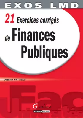 Couverture du produit · 21 exercices corrigés de finances publiques