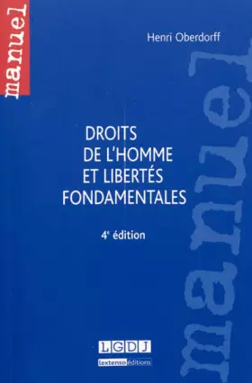 Couverture du produit · Droits de l'homme et libertés fondamentales