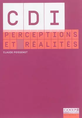 Couverture du produit · CDI : perceptions et réalités