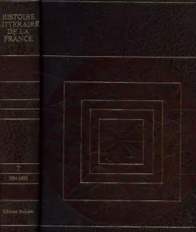 Couverture du produit · Histoire littéraire de la france tome 7: 1794 -1830