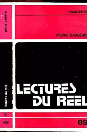 Couverture du produit · LECTURES DU REEL - COLLECTION PROBLEMES N°8