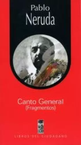 Couverture du produit · canto general fragmentos Libro
