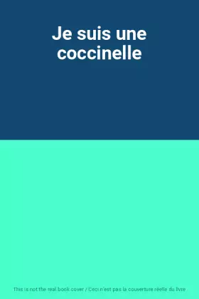Couverture du produit · Je suis une coccinelle
