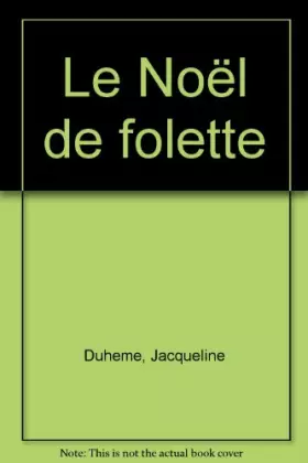 Couverture du produit · Le Noël de folette