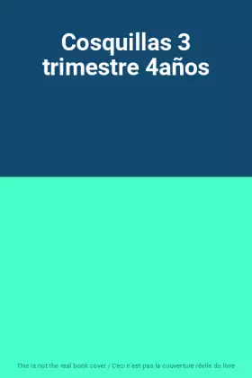 Couverture du produit · Cosquillas 3 trimestre 4años
