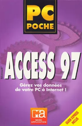 Couverture du produit · Access 97 : Microsoft