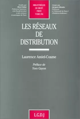 Couverture du produit · Les réseaux de distribution