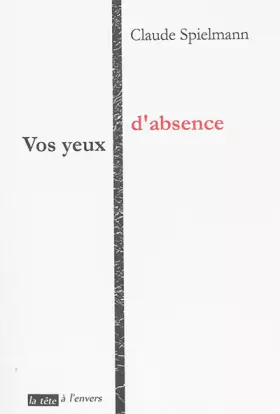 Couverture du produit · Vos yeux d'absence