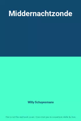 Couverture du produit · Middernachtzonde