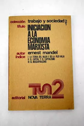 Couverture du produit · INICIACION A LA ECONOMIA MARXISTA