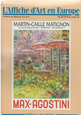 Couverture du produit · L'AFFICHE D'ART EN EUROPE.L'AFFICHE SUR LA JAQUETTE ET DE MAX-AGOSTINI