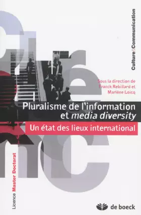 Couverture du produit · Pluralisme de l'information et media diversity: Un état des lieux international