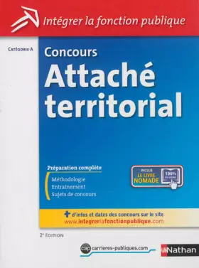 Couverture du produit · Concours Attaché territorial