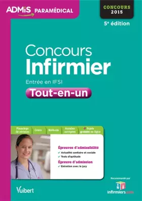 Couverture du produit · Concours Infirmier - Entrée en IFSI - Tout en un - Concours 2015