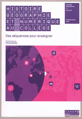 Couverture du produit · Histoire Geographie et Numerique au College