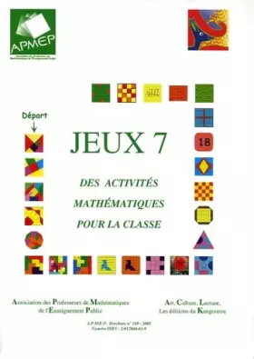Couverture du produit · Jeux 7: Des activités mathématiques pour la classe