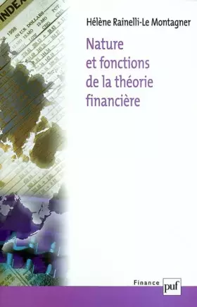 Couverture du produit · Nature et fonctions de la théorie financière