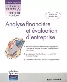 Couverture du produit · Analyse financière et évaluation d'entreprise