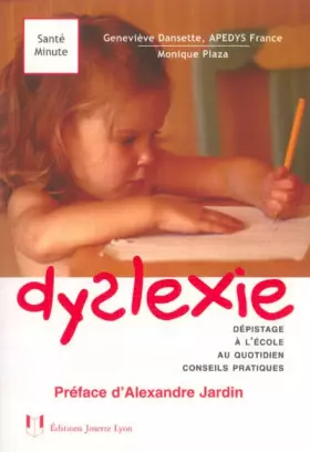 Couverture du produit · Dyslexie