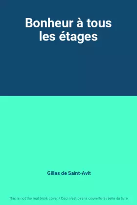 Couverture du produit · Bonheur à tous les étages