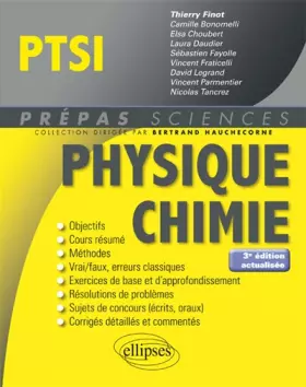 Couverture du produit · Physique-Chimie PTSI - 3e édition actualisée