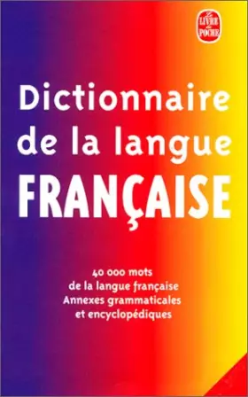 Couverture du produit · Dictonnaire de la langue française