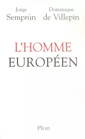 Couverture du produit · L'Homme européen