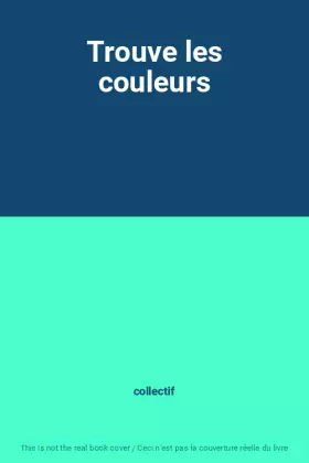 Couverture du produit · Trouve les couleurs