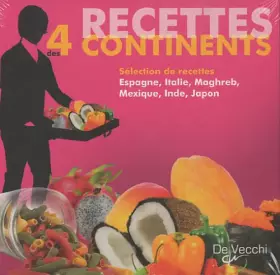 Couverture du produit · Coffret recettes des 4 continents en 6 volumes: Chili, Kebab, Pasta, Sushi, Tandoori, Tapas