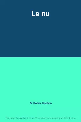 Couverture du produit · Le nu