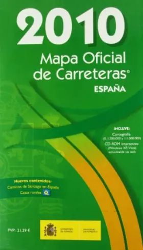 Couverture du produit · Mapa oficial de carreteras