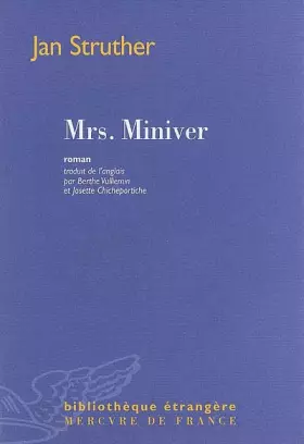 Couverture du produit · Mrs. Miniver