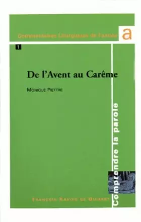 Couverture du produit · Comprendre la parole année A, tome 1