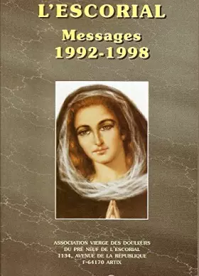 Couverture du produit · L ESCORIAL - L'ESCORIAL MESSAGE 1992 - 1998