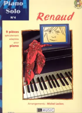 Couverture du produit · Piano solo n4 : renaud + cd --- piano
