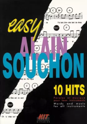 Couverture du produit · HIT DIFFUSION SOUCHON ALAIN - EASY SOUCHON - PVG Partition variété, pop, rock... Variété française Piano voix guitare