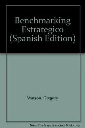 Couverture du produit · Benchmarking Estrategico (Spanish Edition)