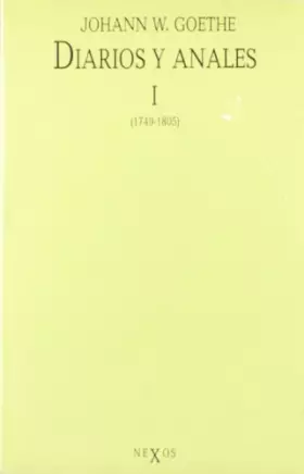 Couverture du produit · Diarios y anales. t.1. 1749-1805