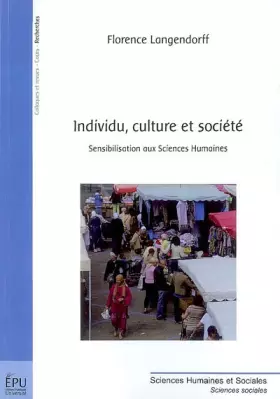 Couverture du produit · Individu, culture et société