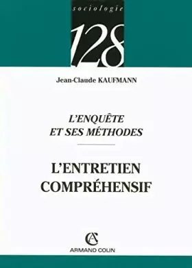 Couverture du produit · L'enquête et ses méthodes : l'entretien compréhensif