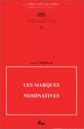 Couverture du produit · Les marques nominatives