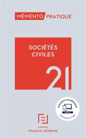 Couverture du produit · Sociétés civiles