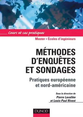 Couverture du produit · Méthodes d'enquêtes et sondages - Pratiques européenne et nord-américaine: Pratiques européenne et nord-américaine