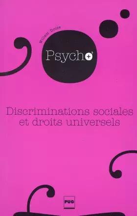 Couverture du produit · DISCRIMINATIONS SOCIALES ET DROITS UNIVERSELS