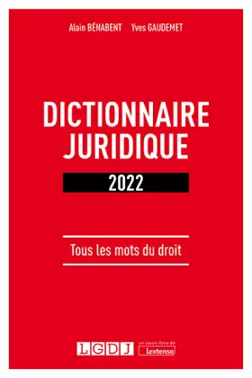 Couverture du produit · Dictionnaire juridique: Tous les mots du droit (2022)
