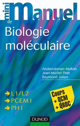 Couverture du produit · Mini manuel de biologie moléculaire