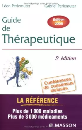Couverture du produit · Guide de thérapeutique