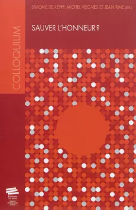 Couverture du produit · Sauver l'honneur ?