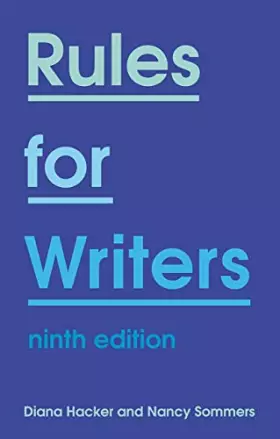 Couverture du produit · Rules for Writers