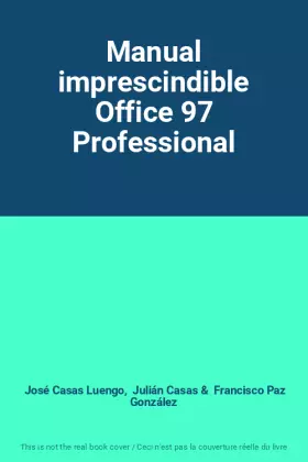 Couverture du produit · Manual imprescindible Office 97 Professional